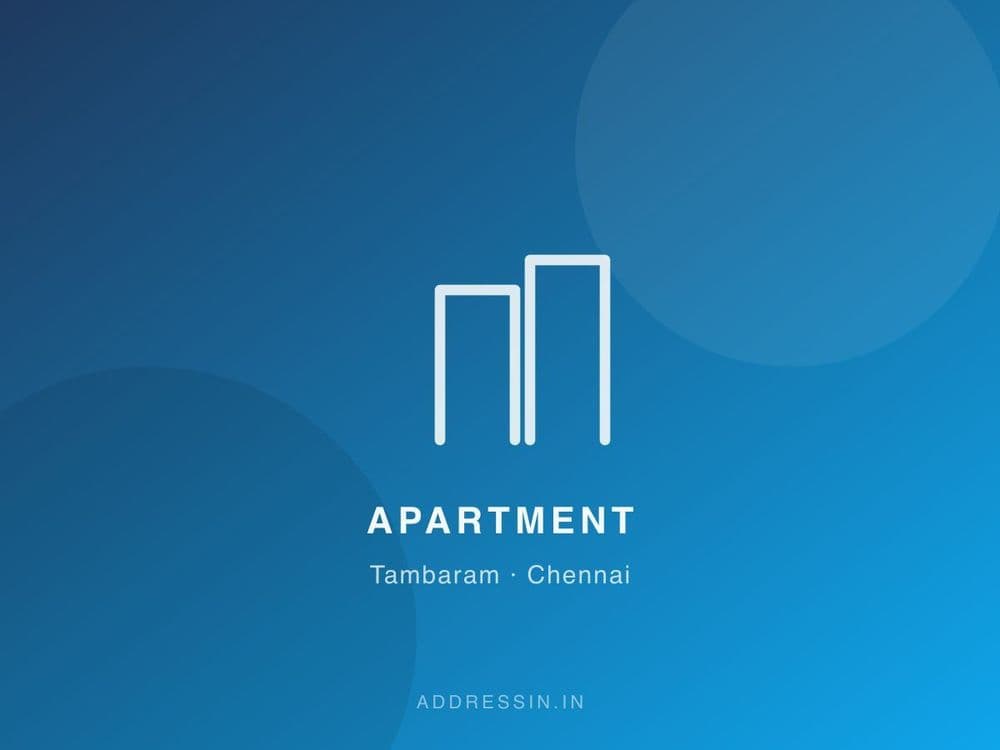 1 BHK for Rent in Tambaram Sanatorium, near Railway Station