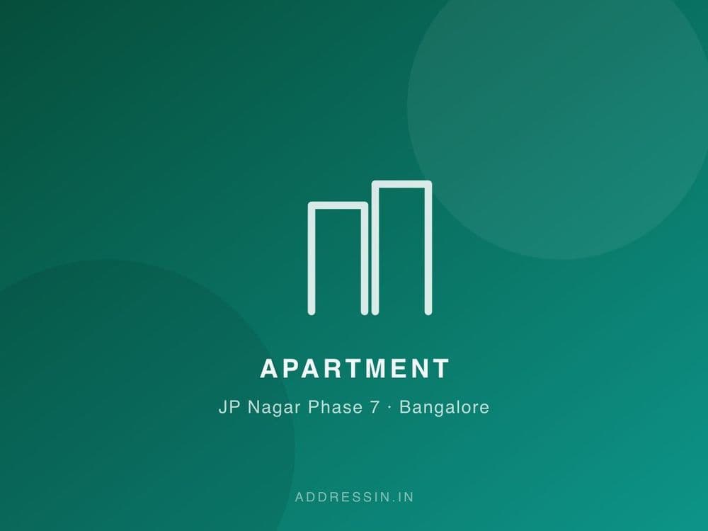 2 BHK Apartment in Sai Aastha Apartment, JP Nagar