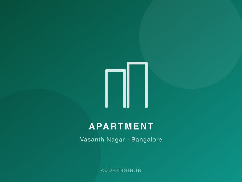3 BHK Apartment in Prestige Edwardian, Vasanth Nagar