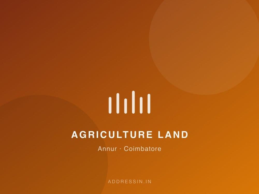 Agriculture Land 3 Acres with Farmhouse, Annur, Coimbatore