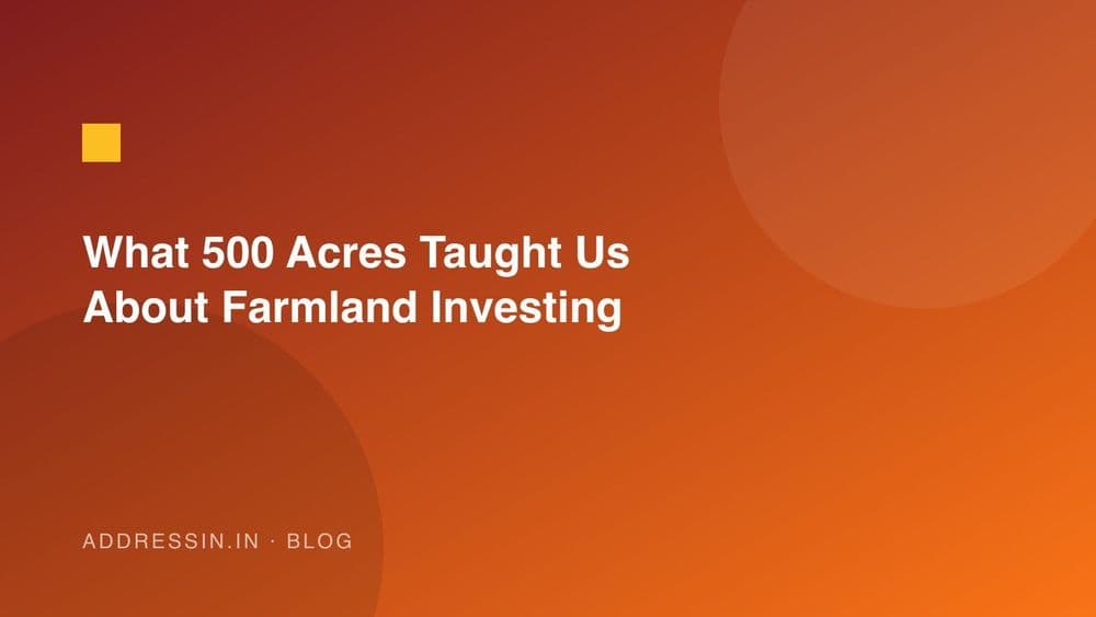 What 500 Acres Taught Us About Farmland Investing