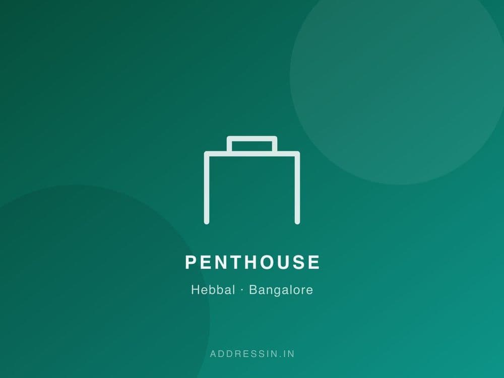 Luxury 4 BHK Penthouse in Embassy Lake Terraces, Hebbal