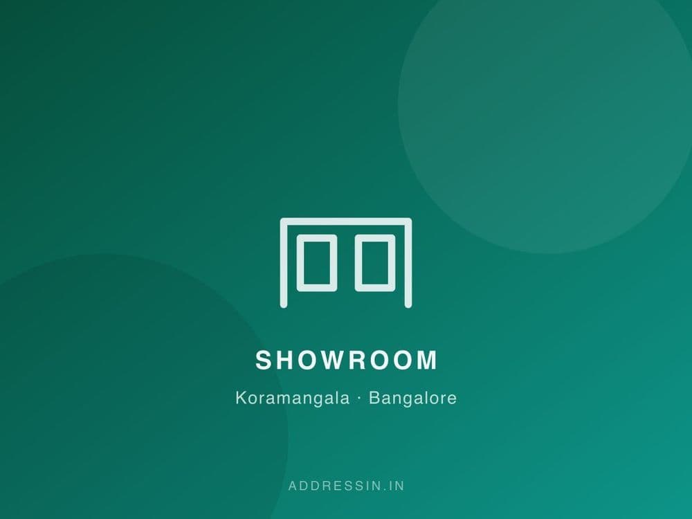 Showroom Space for Rent in Koramangala 80 Ft Road