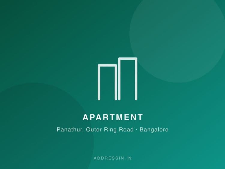 3 BHK Apartment for Rent in Sobha Dream Acres, Panathur