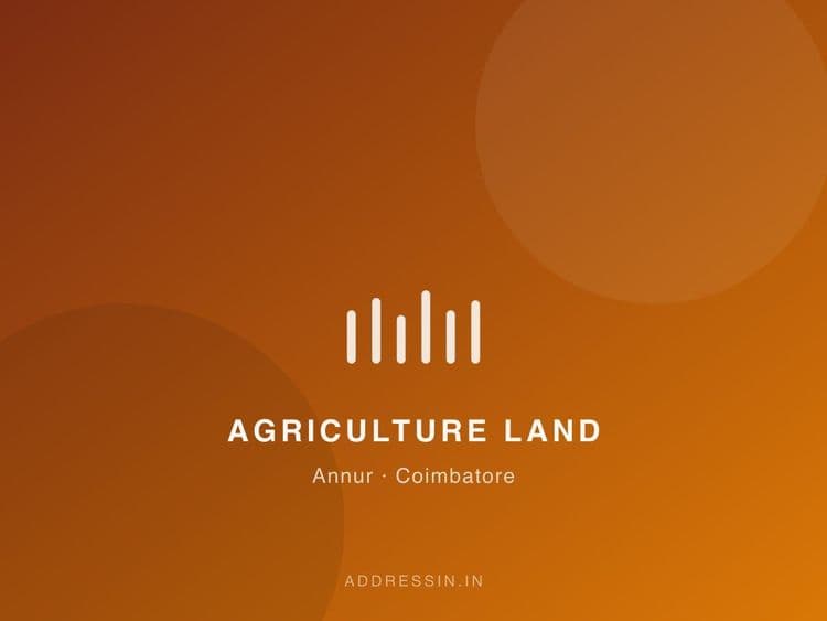 Agriculture Land 3 Acres with Farmhouse, Annur, Coimbatore