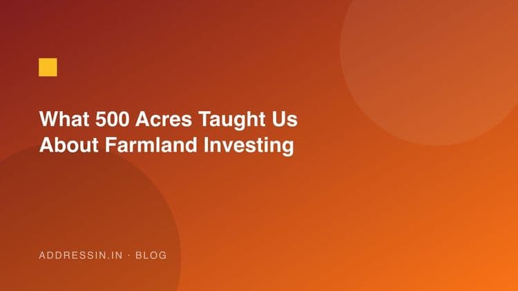 What 500 Acres Taught Us About Farmland Investing