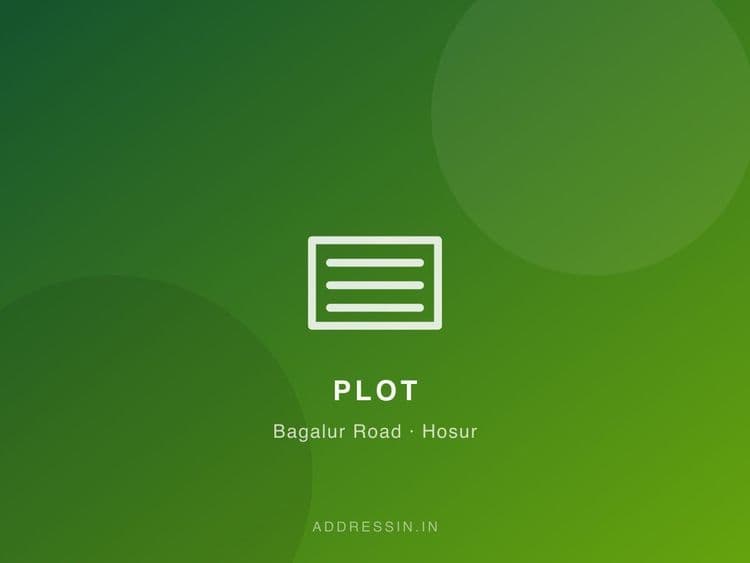 DTCP Approved Villa Plots in Bagalur Road, Hosur