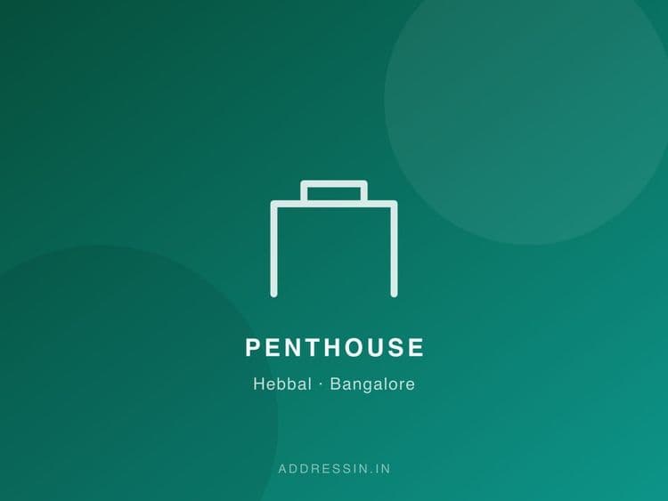 Luxury 4 BHK Penthouse in Embassy Lake Terraces, Hebbal