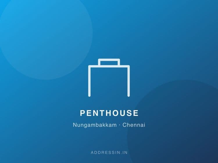 Penthouse for Rent in Nungambakkam, Khader Nawaz Khan Road photo 2