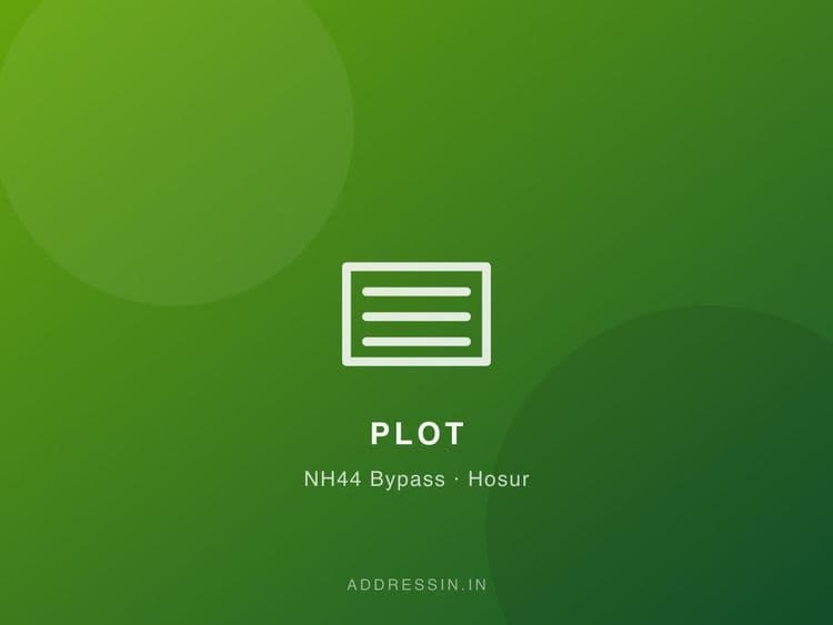 Plot for Rent — Commercial Yard on Hosur Bypass NH44 photo 2