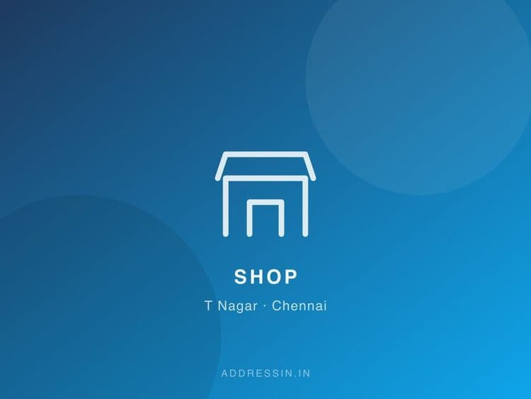 Shop for Rent in T Nagar, Usman Road Shopping Stretch