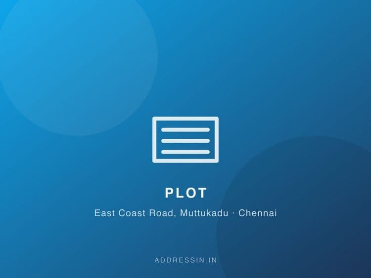 Villa Plot in ECR Muttukadu, near Kovalam Beach photo 2